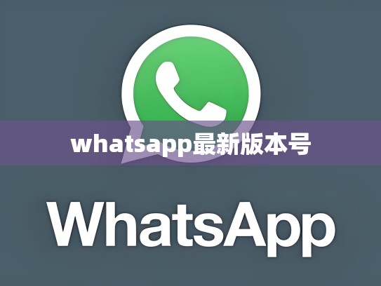 whatsapp最新版本号