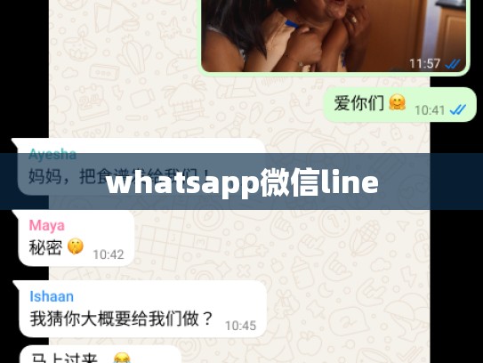 whatsapp微信line