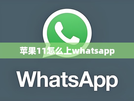 苹果11怎么上whatsapp