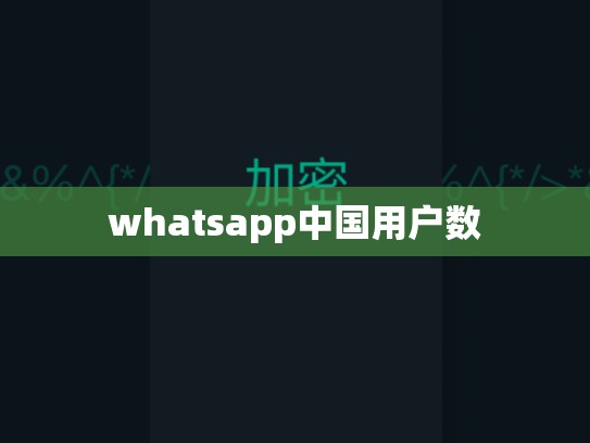 whatsapp中国用户数