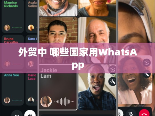 外贸中 哪些国家用WhatsApp