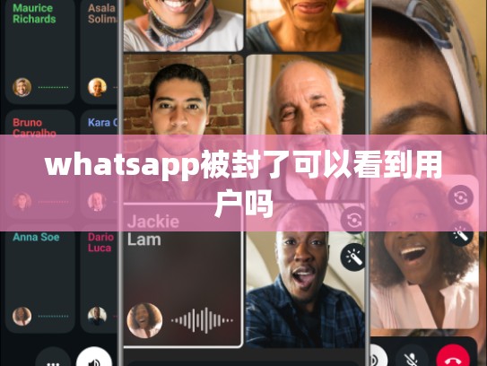 whatsapp被封了可以看到用户吗