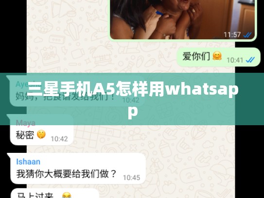 三星手机A5怎样用whatsapp