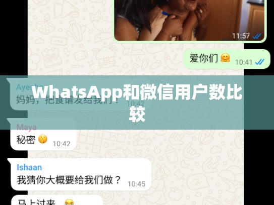 WhatsApp和微信用户数比较