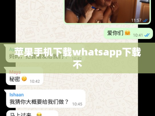 苹果手机下载whatsapp下载不