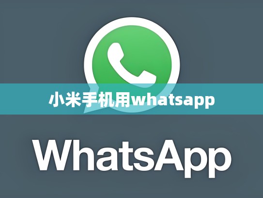 小米手机用whatsapp
