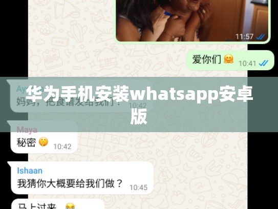 华为手机安装whatsapp安卓版
