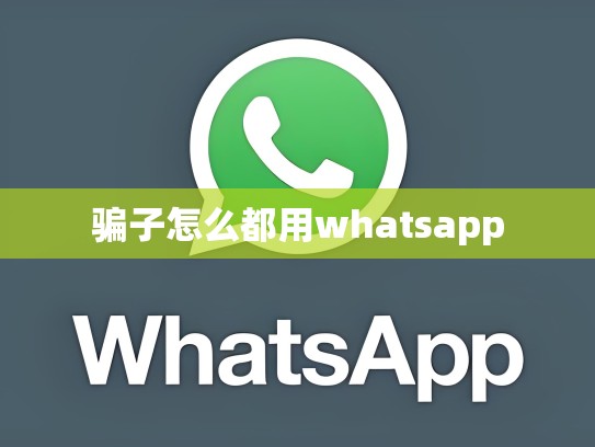 骗子怎么都用whatsapp