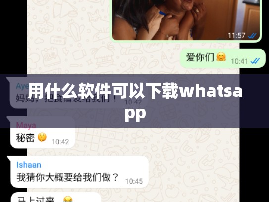 用什么软件可以下载whatsapp