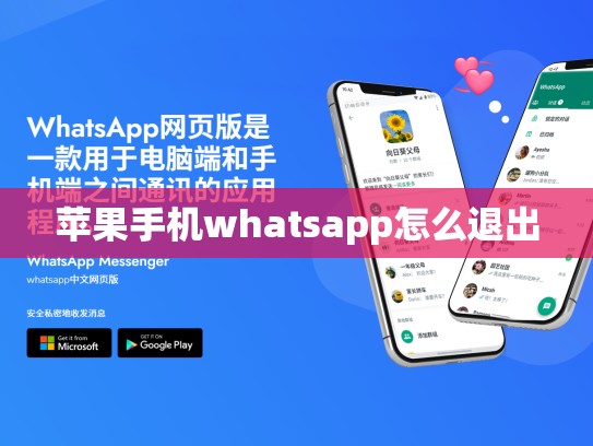 苹果手机whatsapp怎么退出