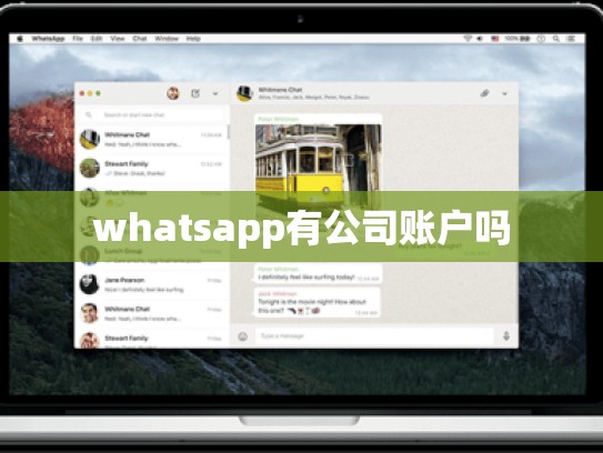 whatsapp有公司账户吗