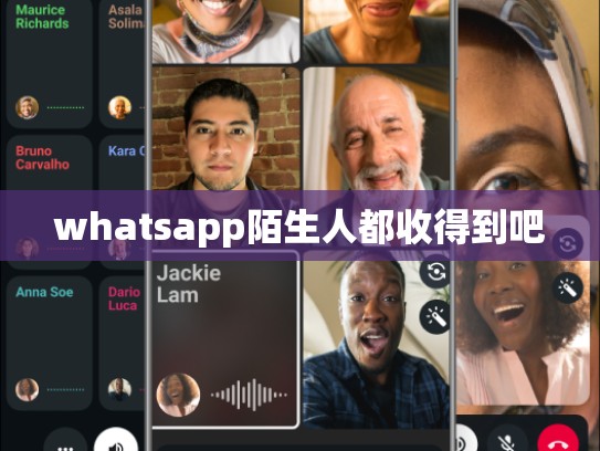whatsapp陌生人都收得到吧