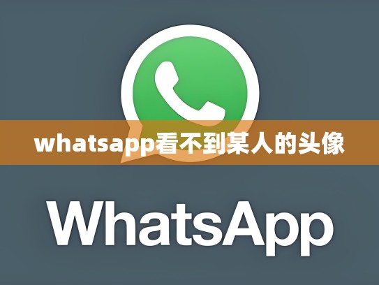 whatsapp看不到某人的头像