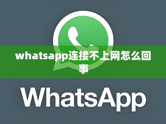 whatsapp连接不上网怎么回事