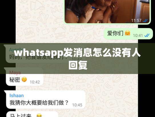 whatsapp发消息怎么没有人回复