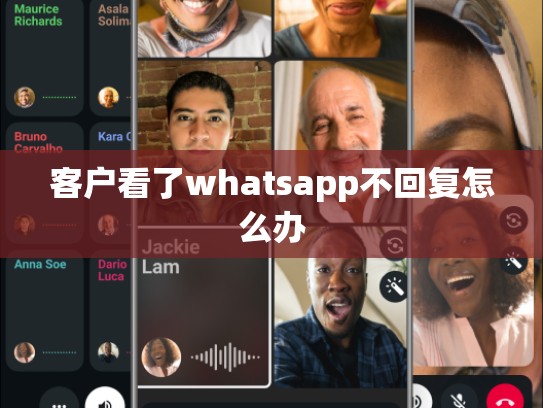 客户看了whatsapp不回复怎么办