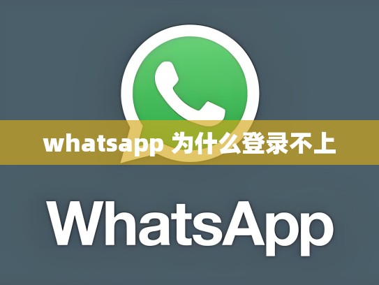 whatsapp 为什么登录不上