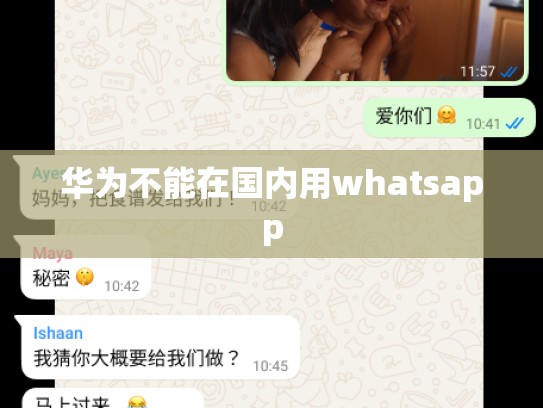 华为不能在国内用whatsapp