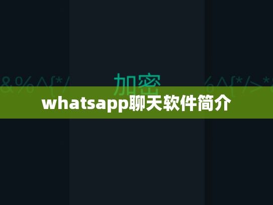 whatsapp聊天软件简介