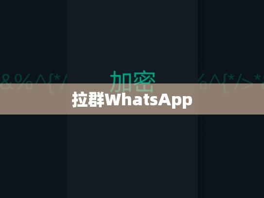 拉群WhatsApp