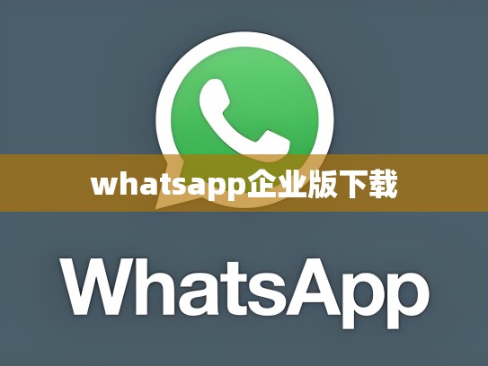 whatsapp企业版下载
