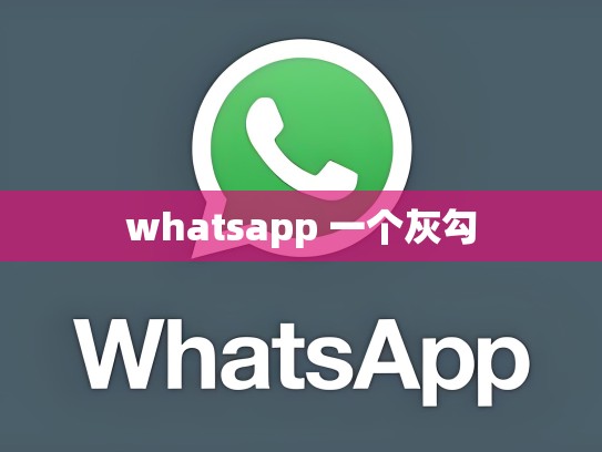 whatsapp 一个灰勾
