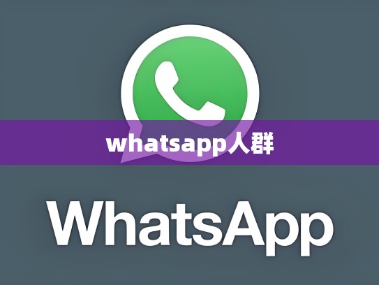 whatsapp人群