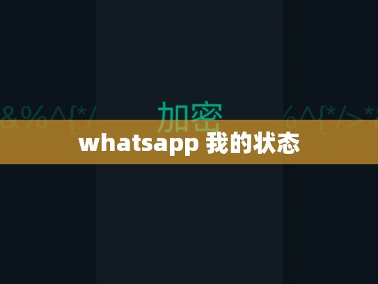 whatsapp 我的状态