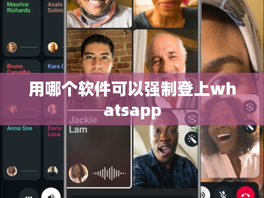 用哪个软件可以强制登上whatsapp