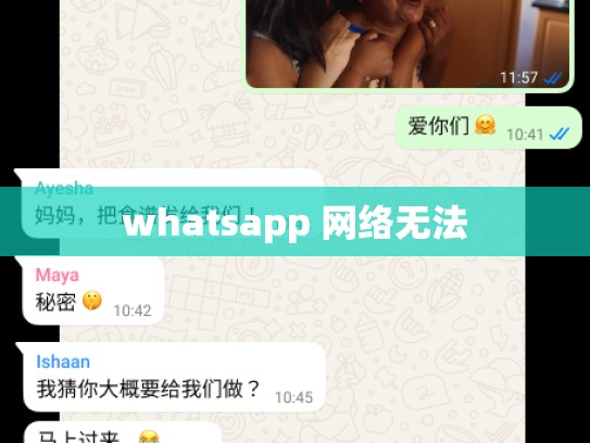 whatsapp 网络无法