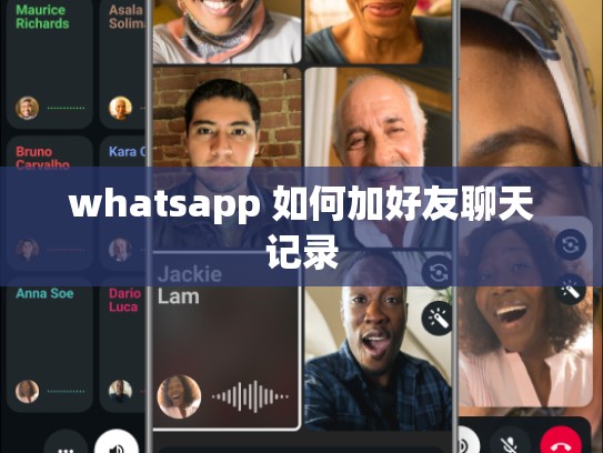 whatsapp 如何加好友聊天记录