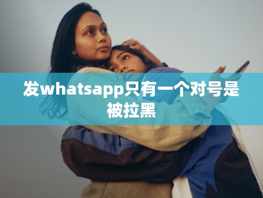 发whatsapp只有一个对号是被拉黑