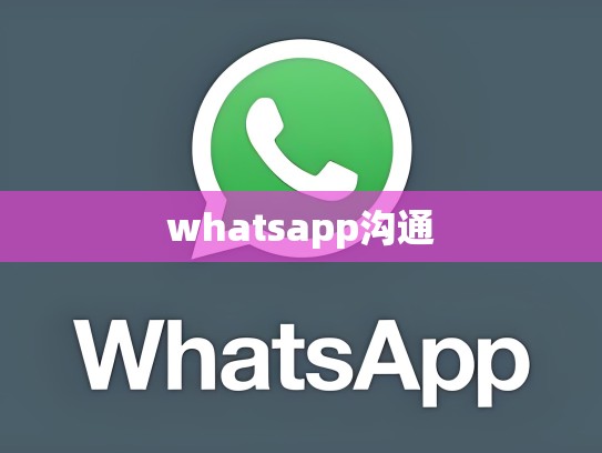 whatsapp沟通