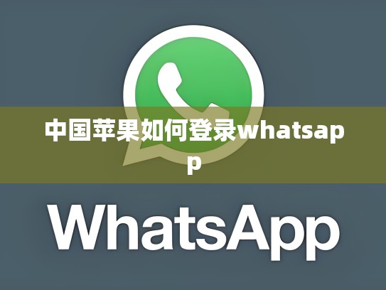 中国苹果如何登录whatsapp