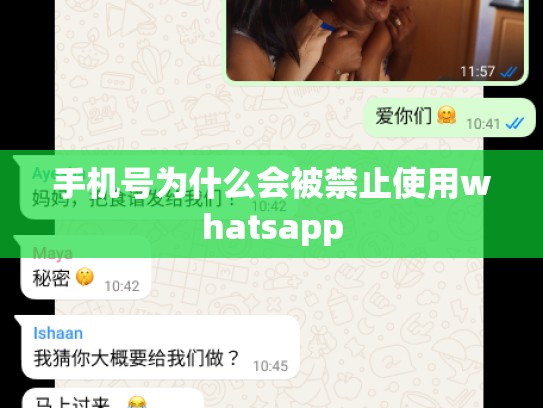 手机号为什么会被禁止使用whatsapp