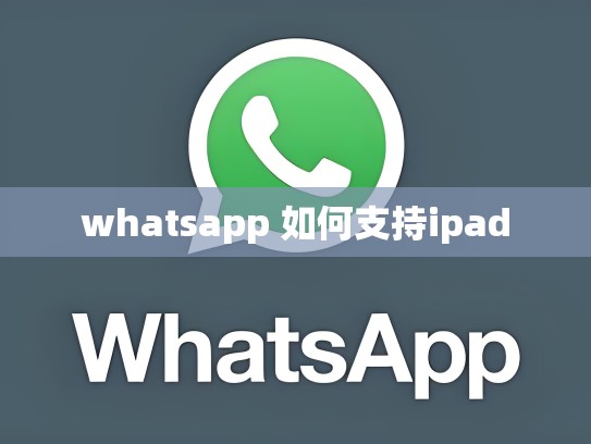 whatsapp 如何支持ipad
