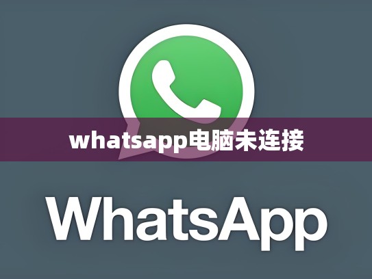 whatsapp电脑未连接