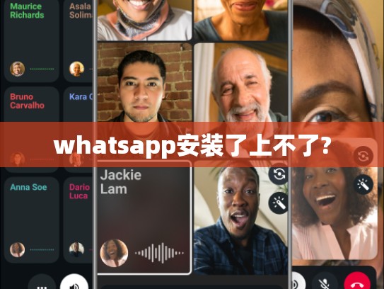 whatsapp安装了上不了?