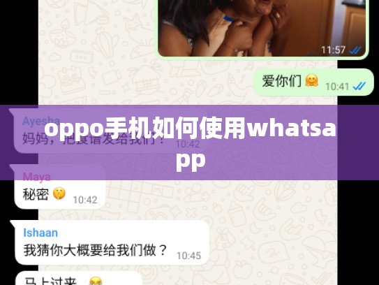 oppo手机如何使用whatsapp