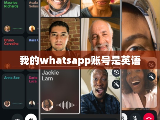 我的whatsapp账号是英语