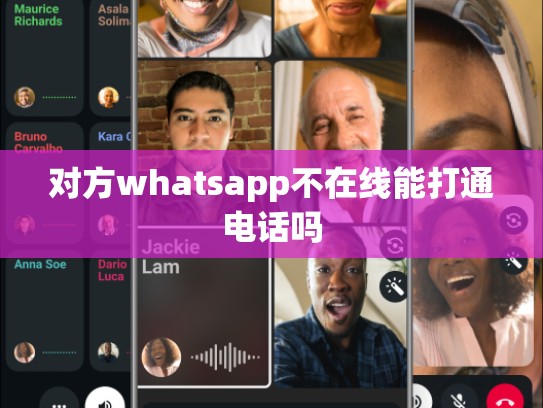 对方whatsapp不在线能打通电话吗