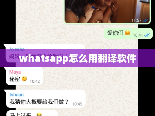 whatsapp怎么用翻译软件