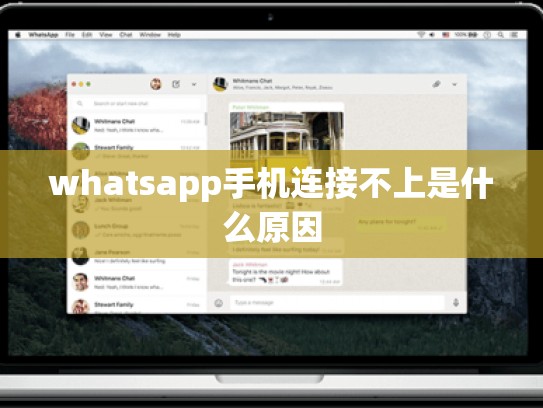 whatsapp手机连接不上是什么原因
