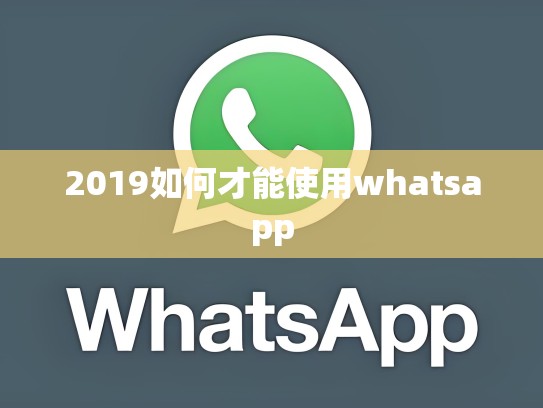 2019如何才能使用whatsapp