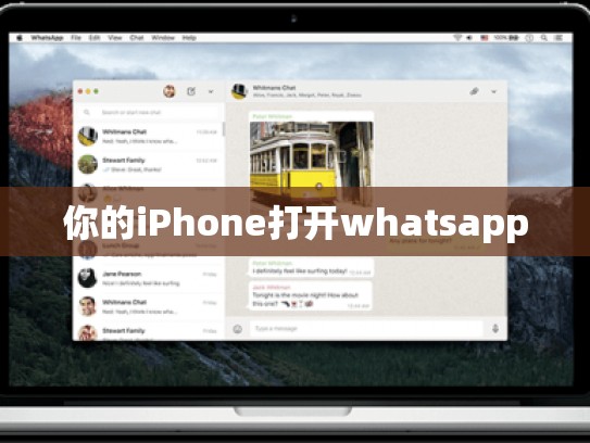 你的iPhone打开whatsapp