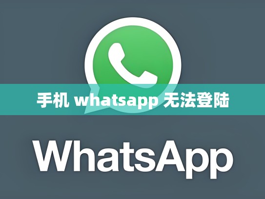 手机 whatsapp 无法登陆