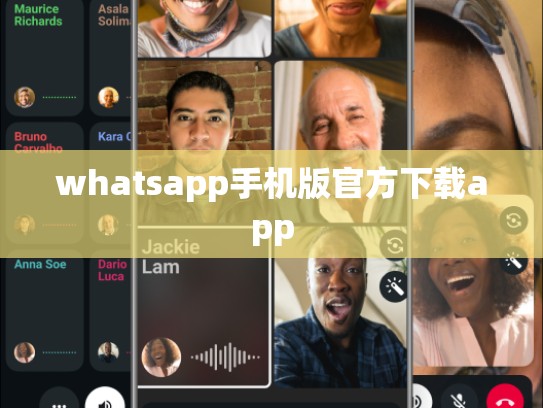 whatsapp手机版官方下载app