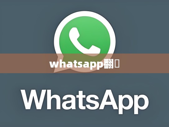 whatsapp翻譯