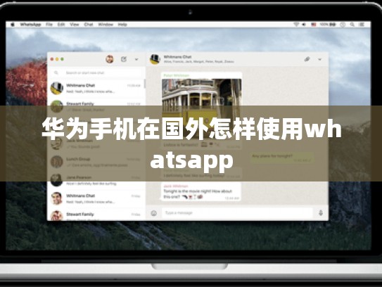 华为手机在国外怎样使用whatsapp