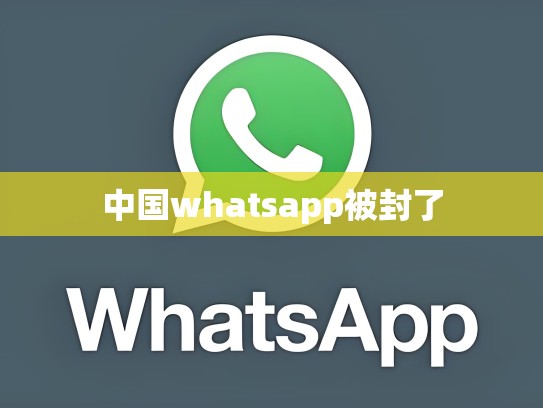 中国whatsapp被封了
